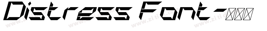 Distress Font字体转换
